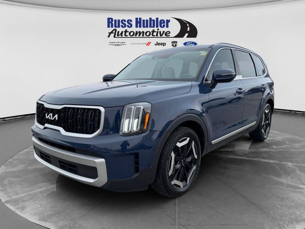 Midnight Lake Blue 2023 Kia Telluride EX FWD SUV / Crossover Front-Wheel Drive 8-Speed Automatic