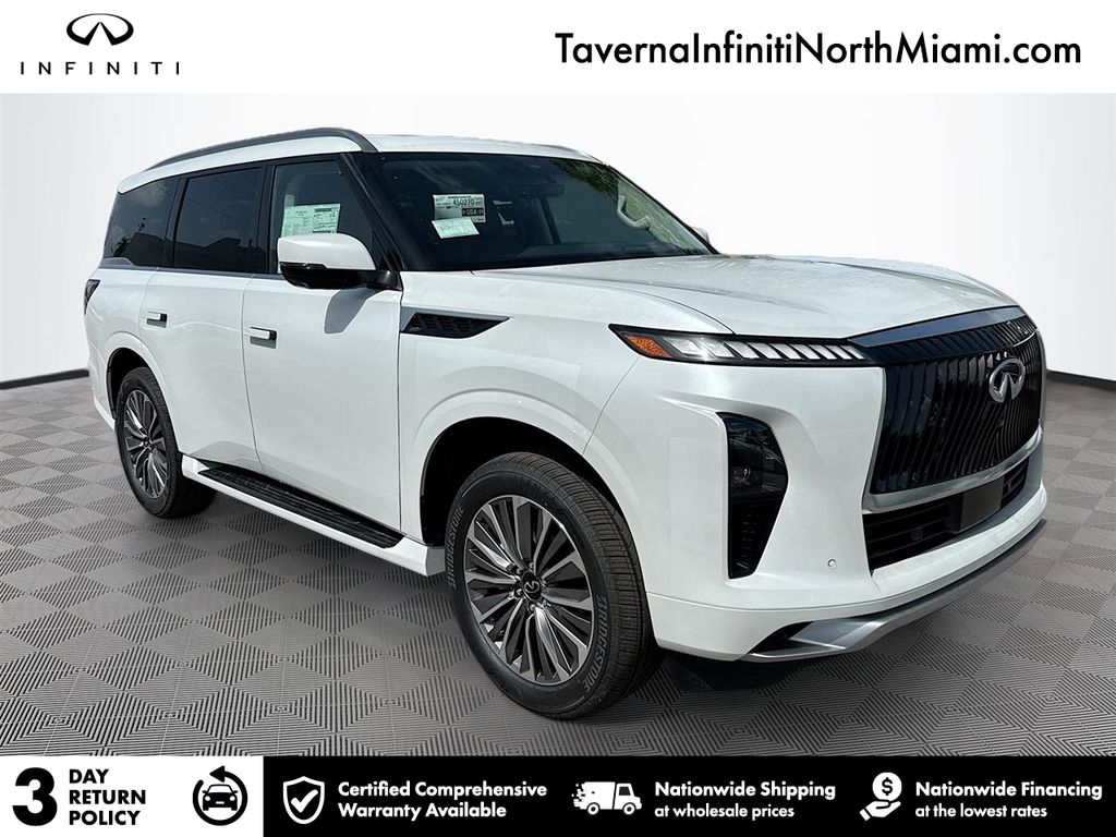 White 2027 INFINITI QX80 SUV / Crossover All-Wheel Drive 9-Speed Automatic