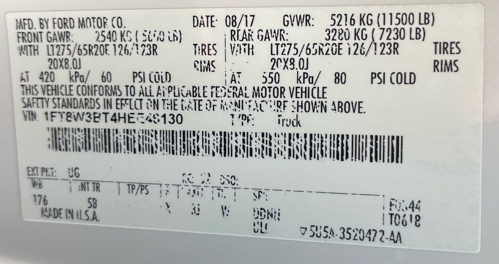 2017 Ford F-350SD Lariat White at Autostrade