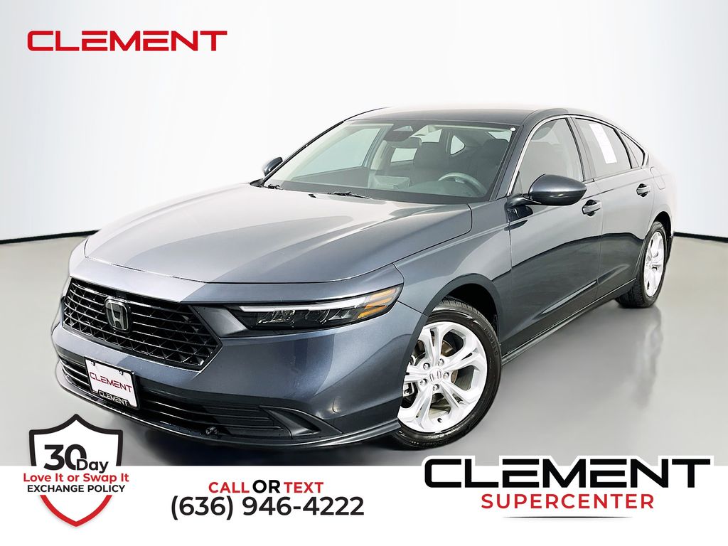 Meteorite Gray Metallic 2024 Honda Accord LX FWD Sedan Front-Wheel Drive Continuously Variable Transmission