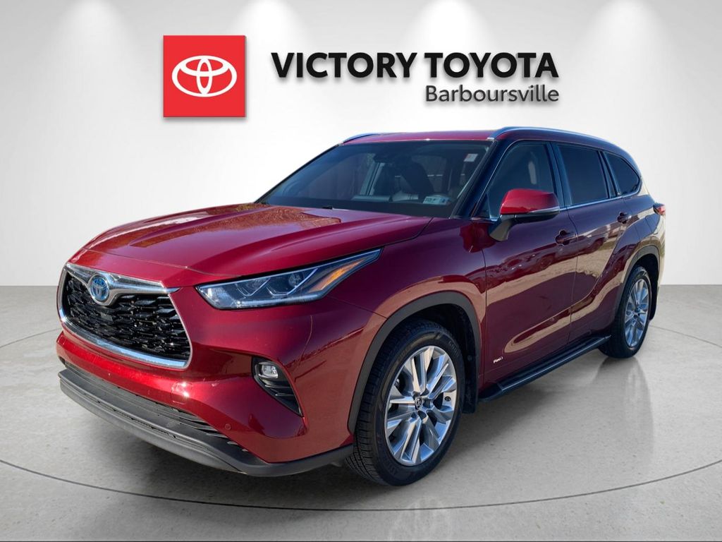 Pearl 2022 Toyota Highlander Hybrid Limited AWD SUV / Crossover All-Wheel Drive Continuously Variable Transmission