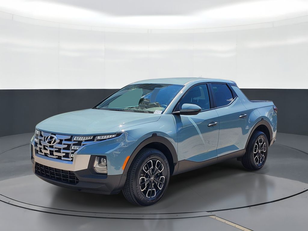 Blue / Stone 2023 Hyundai Santa Cruz SEL Crew Cab AWD Pickup Truck All-Wheel Drive 8-Speed Automatic