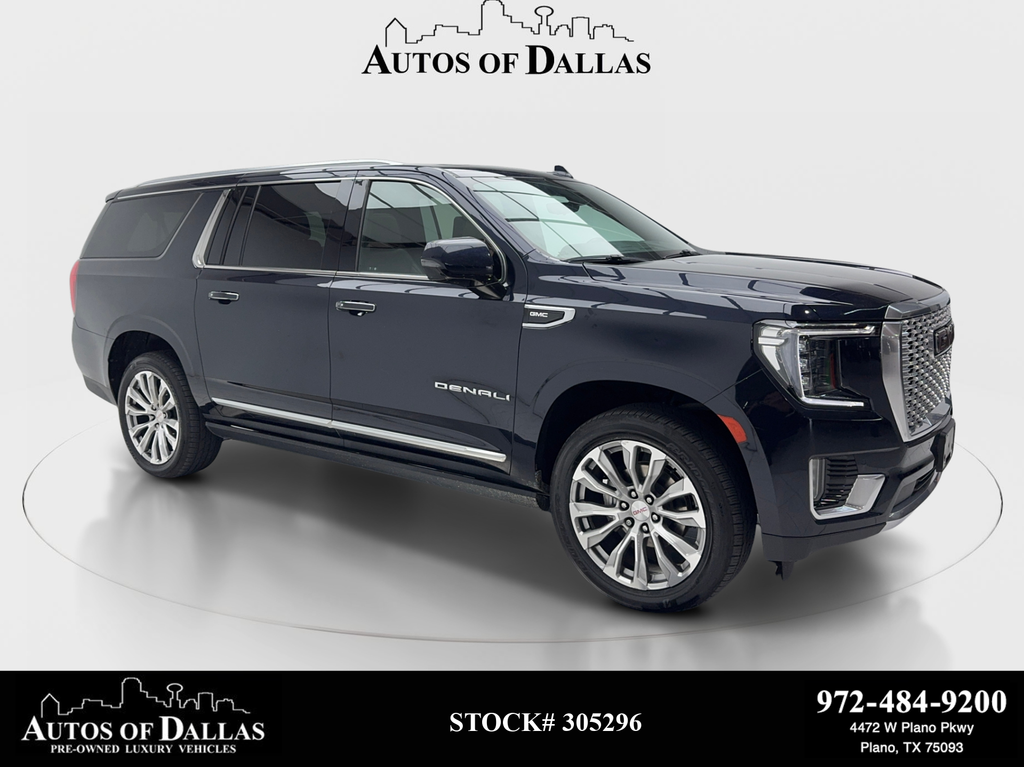 Midnight Blue Metallic 2021 GMC Yukon XL SUV / Crossover Four-Wheel Drive 