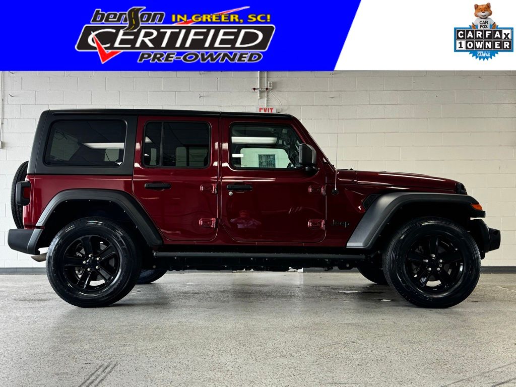 Snazzberry Pearlcoat 2022 Jeep Wrangler Unlimited Sport Altitude 4WD SUV / Crossover Four-Wheel Drive 8-Speed Automatic