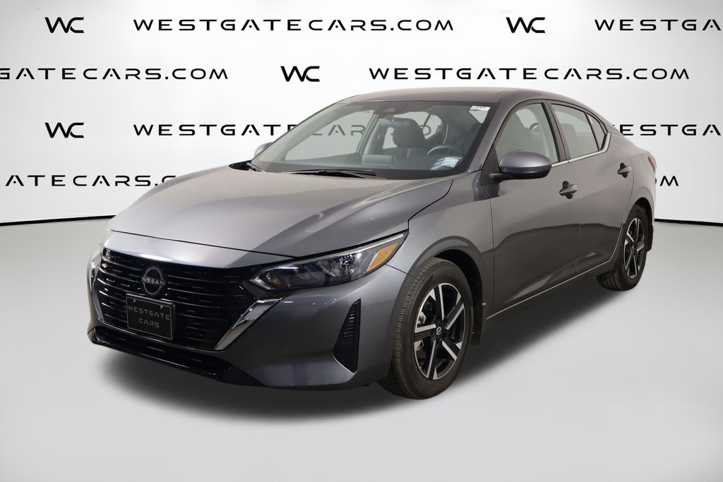 Gray (Gun Metallic) 2024 Nissan Sentra Sedan Front-Wheel Drive Continuously Variable Transmission