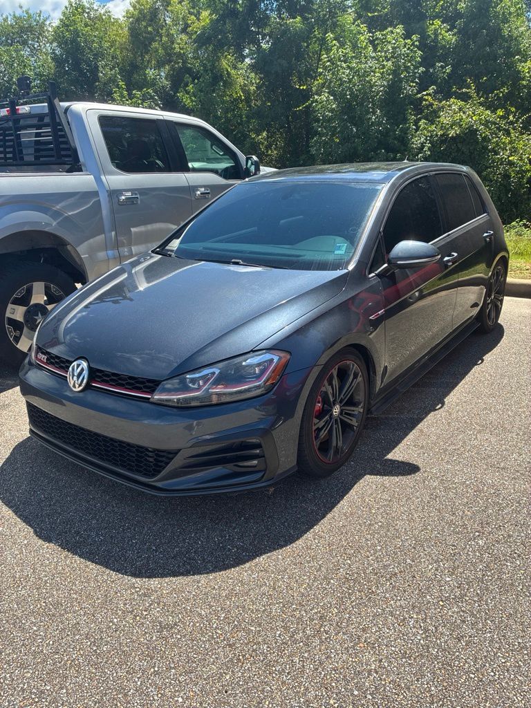 Blue Metallic 2018 Volkswagen Golf GTI Hatchback Front-Wheel Drive 6-Speed Manual