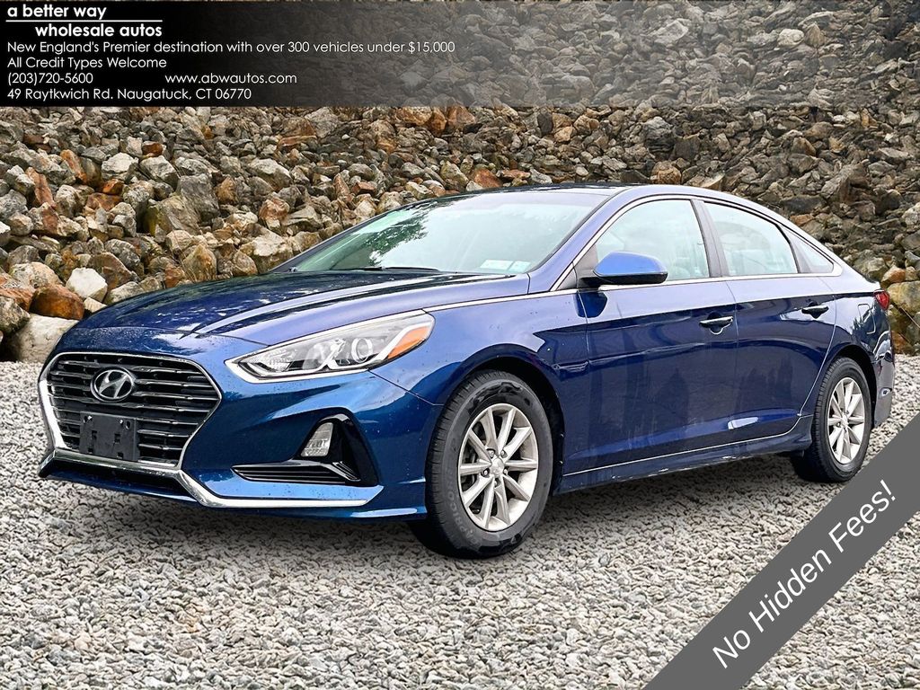 Lakeside Blue 2018 Hyundai Sonata Sedan Front-Wheel Drive 6-Speed Automatic