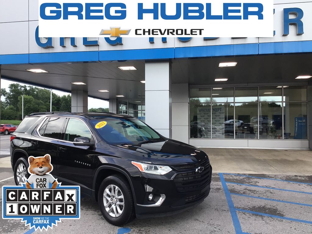 Mosaic Black Metallic 2021 Chevrolet Traverse SUV / Crossover Front-Wheel Drive 9-Speed Automatic
