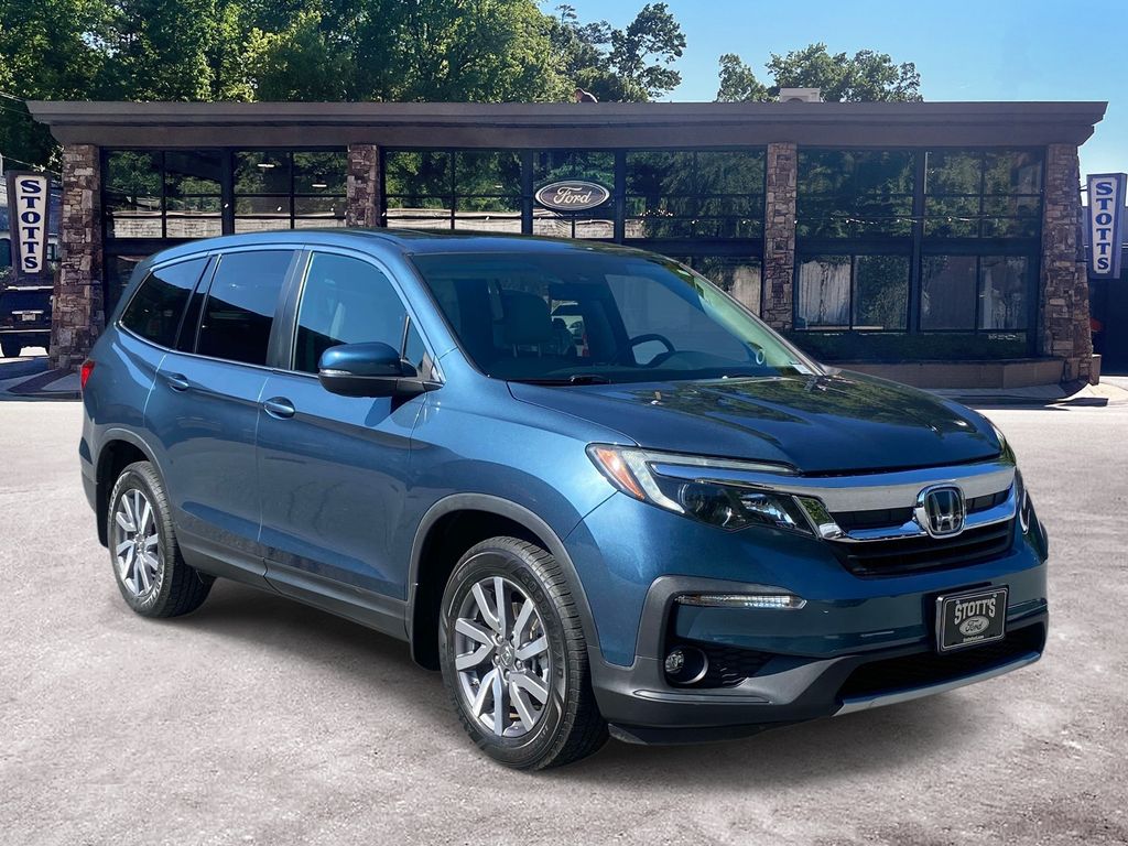 Blue 2019 Honda Pilot SUV / Crossover Front-Wheel Drive 6-Speed Automatic
