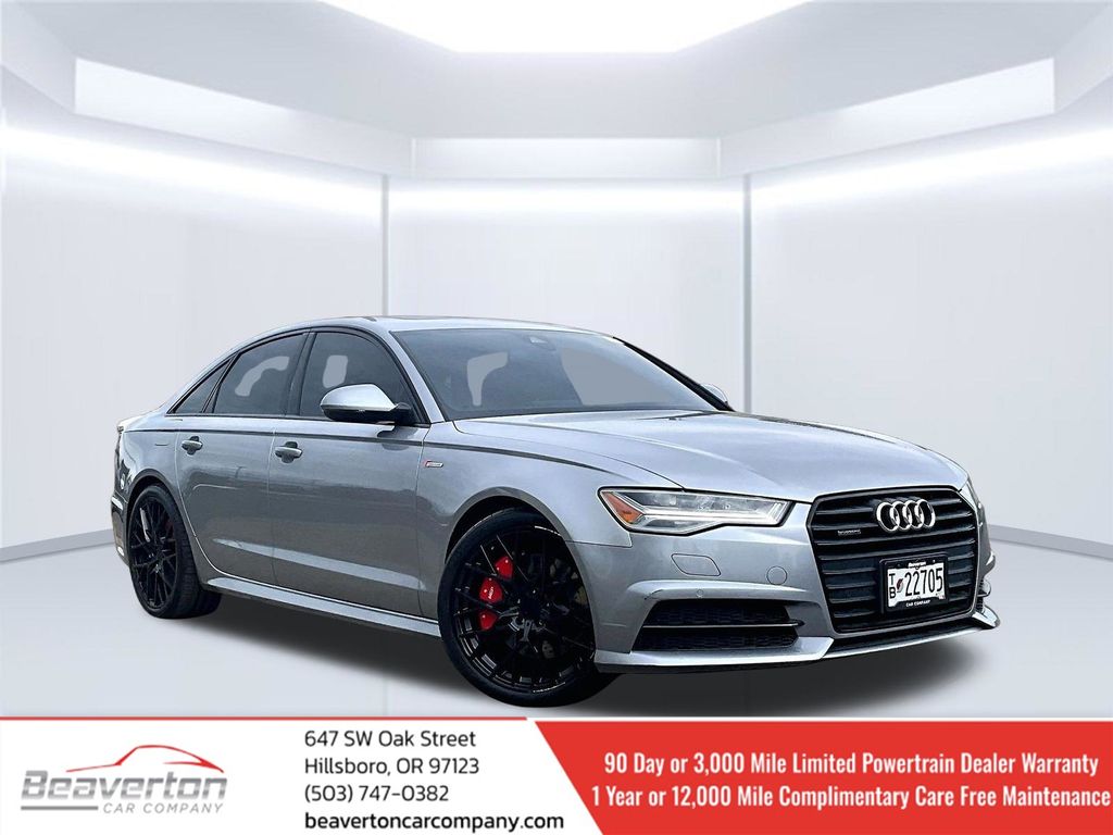 Gray Metallic 2016 Audi A6 Sedan All-Wheel Drive 8-Speed Automatic