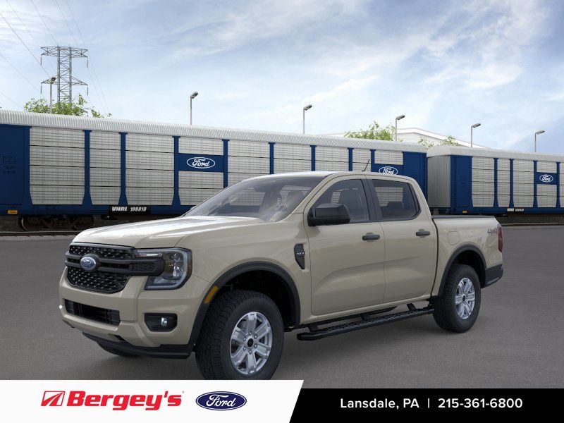 Desert Sand 2026 Ford Ranger XL SuperCrew 4WD Pickup Truck Four-Wheel Drive Automatic