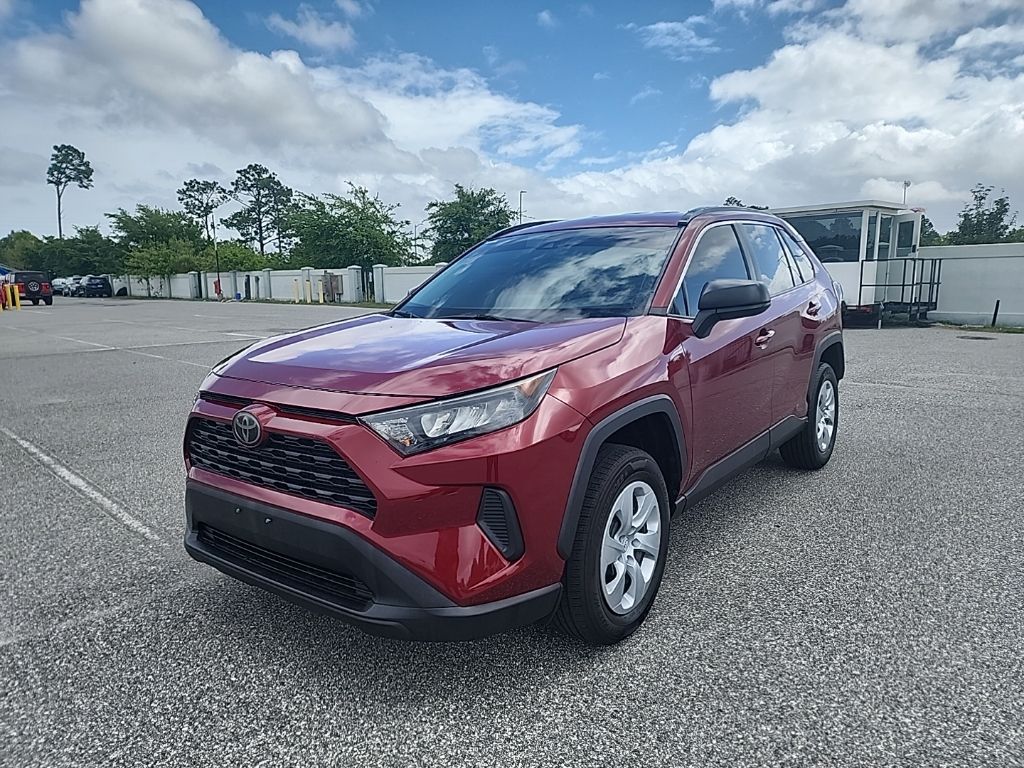 Red (Maroon) 2019 Toyota RAV4 LE FWD SUV / Crossover Front-Wheel Drive 8-Speed Automatic
