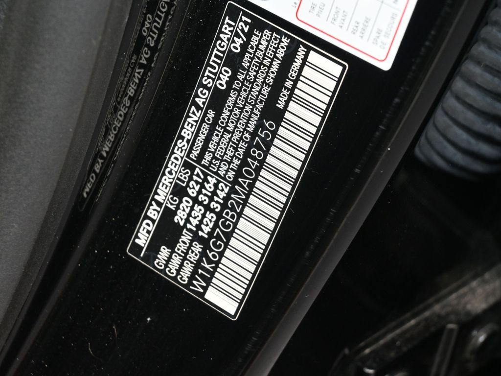 Used 2021 Obsidian Black/designo Diamon White Mercedes-Benz S 580 image 19