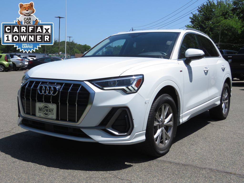 Glacier White 2023 Audi Q3 SUV / Crossover All-Wheel Drive 8-Speed Automatic