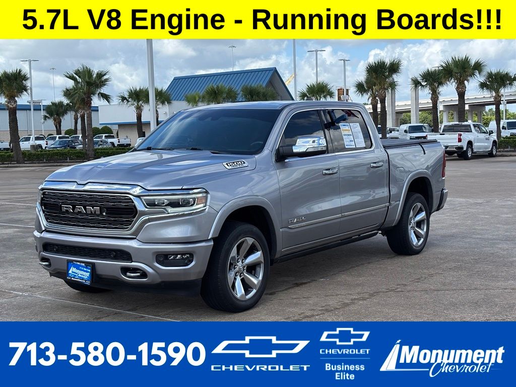 Billet Silver Metallic Clearcoat 2021 RAM 1500 Pickup Truck Four-Wheel Drive 8-Speed Automatic