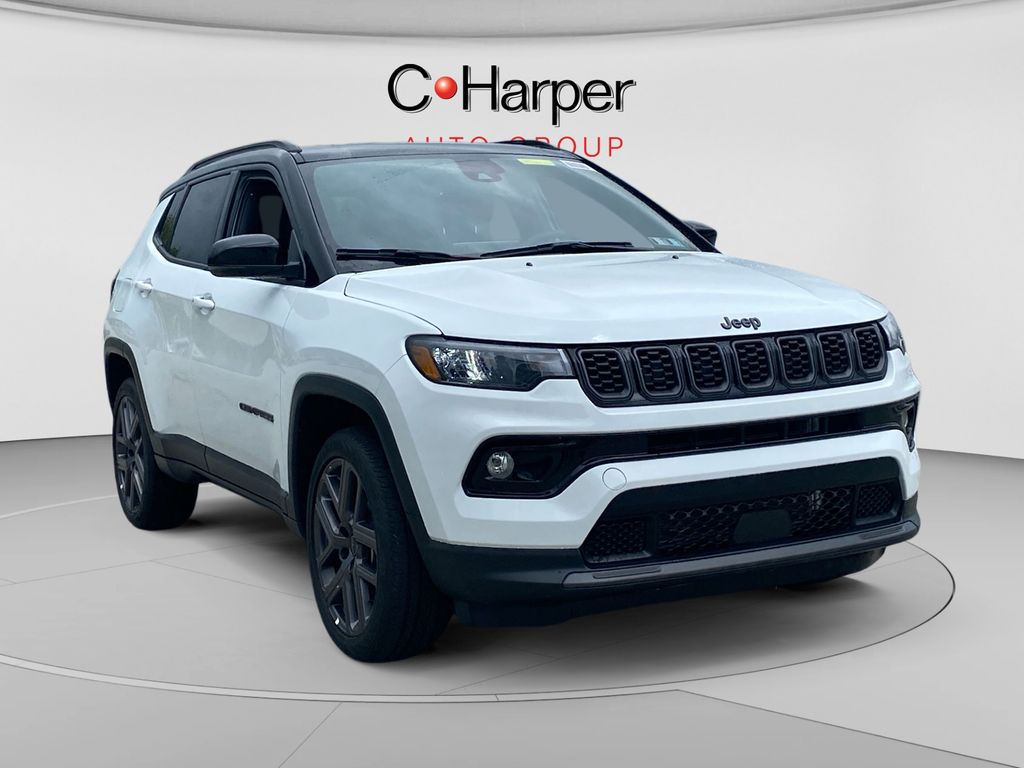 Bright White Clearcoat 2026 Jeep Compass SUV / Crossover Four-Wheel Drive 8-Speed Automatic