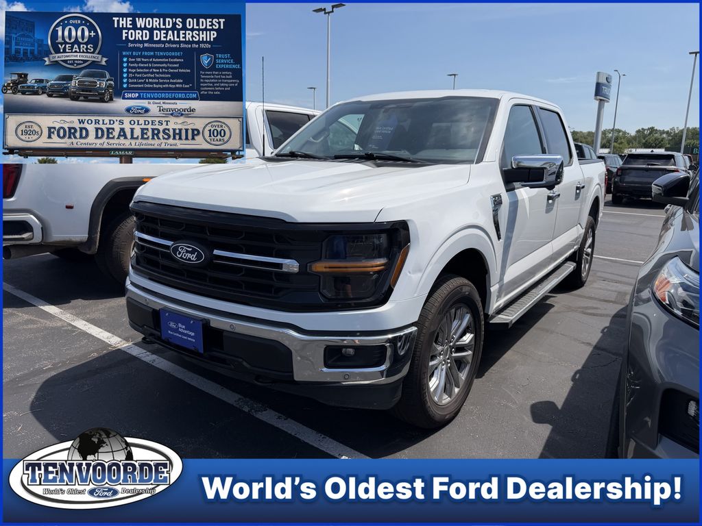 Oxford White 2024 Ford F-150 Pickup Truck Four-Wheel Drive Automatic