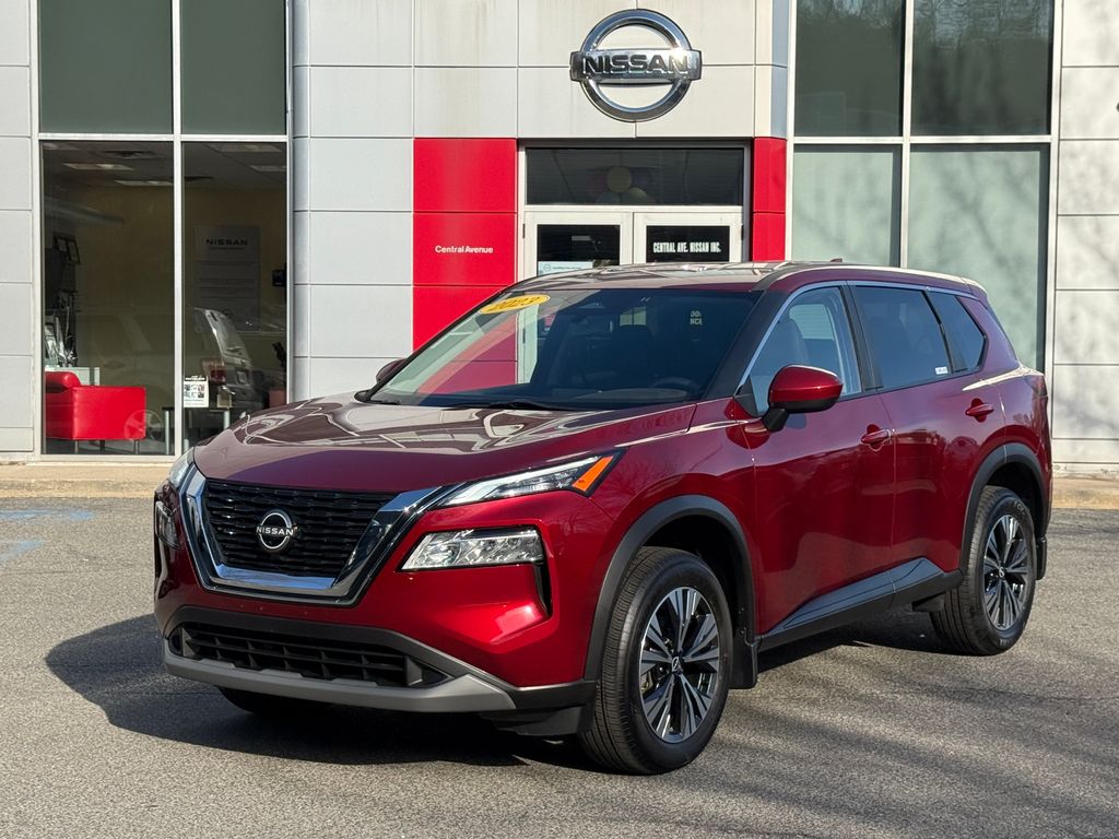 Red (Scarlet Ember Tintcoat) 2023 Nissan Rogue SUV / Crossover All-Wheel Drive Continuously Variable Transmission