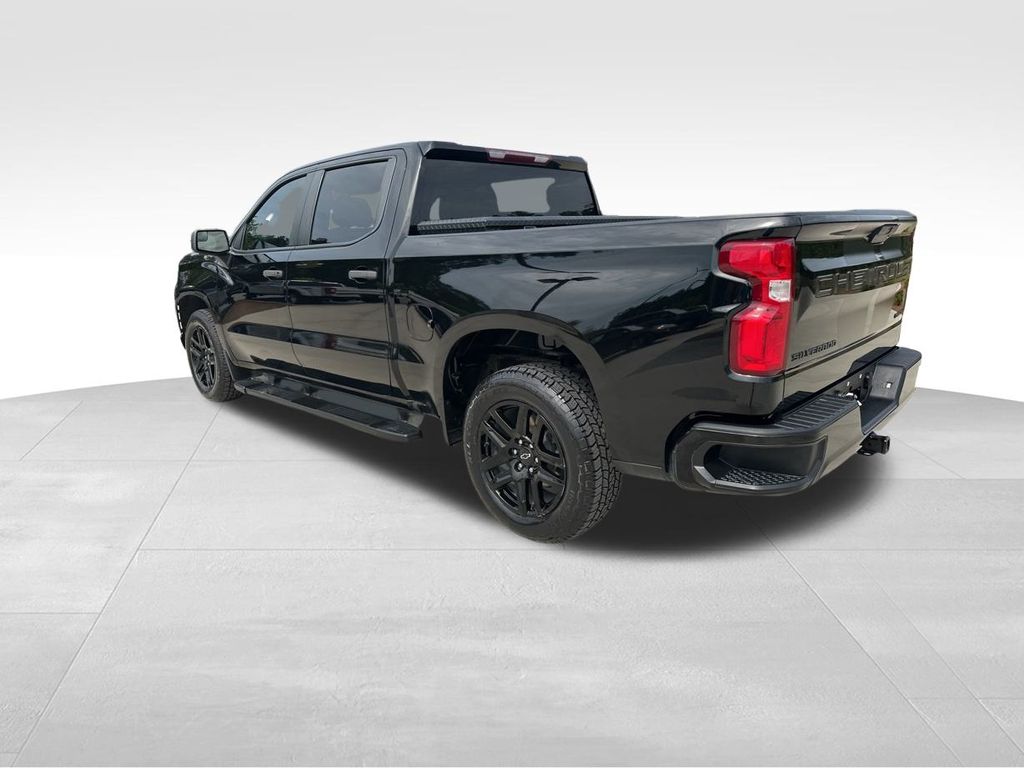 2021 Black Chevrolet Silverado 1500 Custom RWD Truck