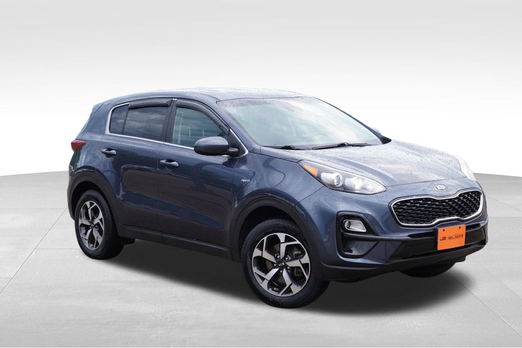 Pacific Blue 2020 Kia Sportage SUV / Crossover All-Wheel Drive 6-Speed Automatic Overdrive