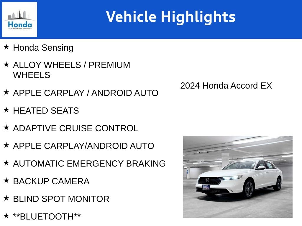 2024 Honda Accord EX 7