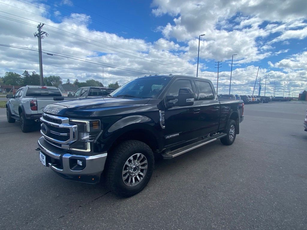Black Metallic 2022 Ford F-350 Super Duty Pickup Truck Four-Wheel Drive Automatic