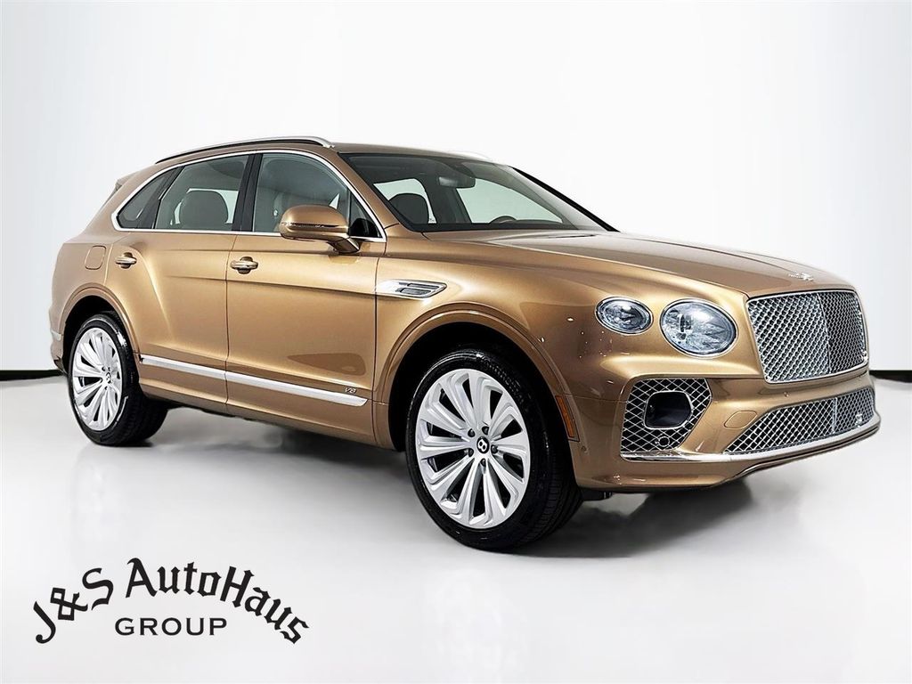 Amber 2021 Bentley Bentayga V8 AWD SUV / Crossover All-Wheel Drive 8-Speed Automatic