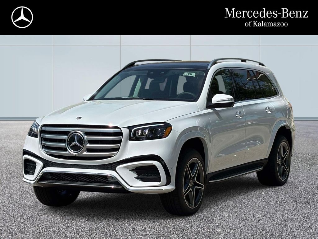 White 2026 Mercedes-Benz GLS 450 4MATIC SUV / Crossover All-Wheel Drive 9-Speed Automatic
