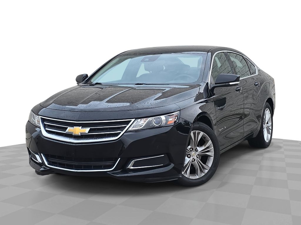 Black 2015 Chevrolet Impala Sedan Front-Wheel Drive 6-Speed Automatic Overdrive