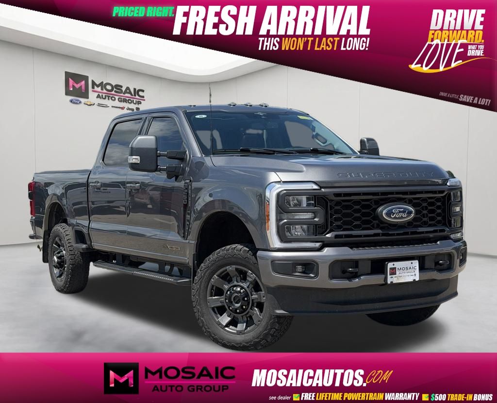 Gray Metallic 2023 Ford F-250 Super Duty Pickup Truck Four-Wheel Drive Automatic