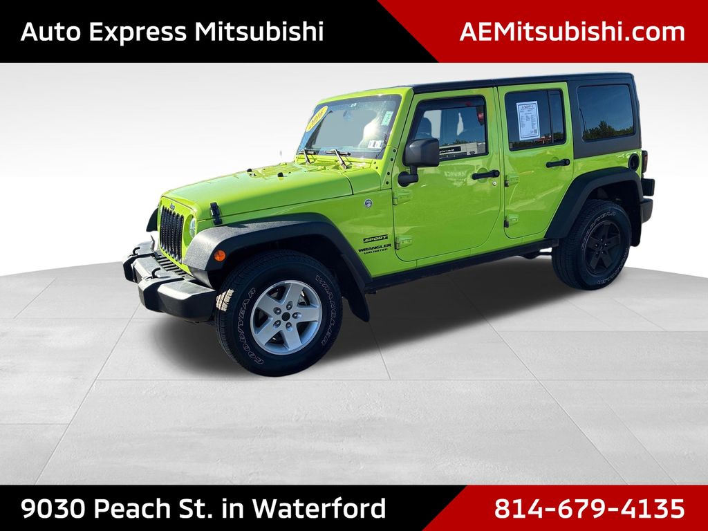2016 Jeep Wrangler Unlimited Sport Green at Auto Express Mitsubishi