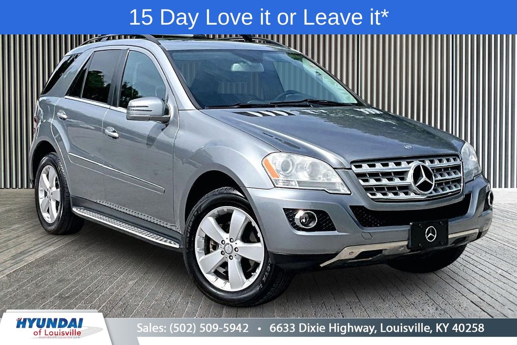 Steel Gray Metallic 2011 Mercedes-Benz M-Class ML 350 4MATIC SUV / Crossover All-Wheel Drive 7-Speed Automatic