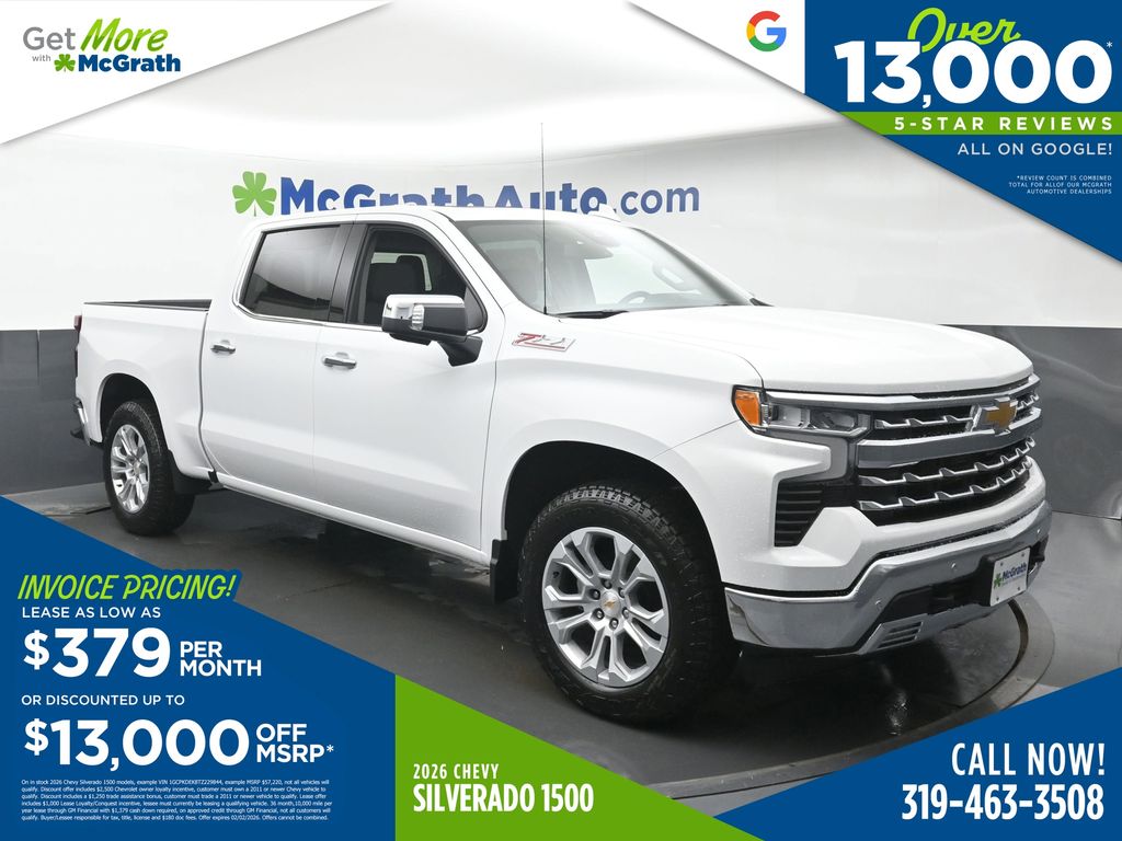 2026 Chevrolet Silverado 1500 LTZ Crew Cab 4WD