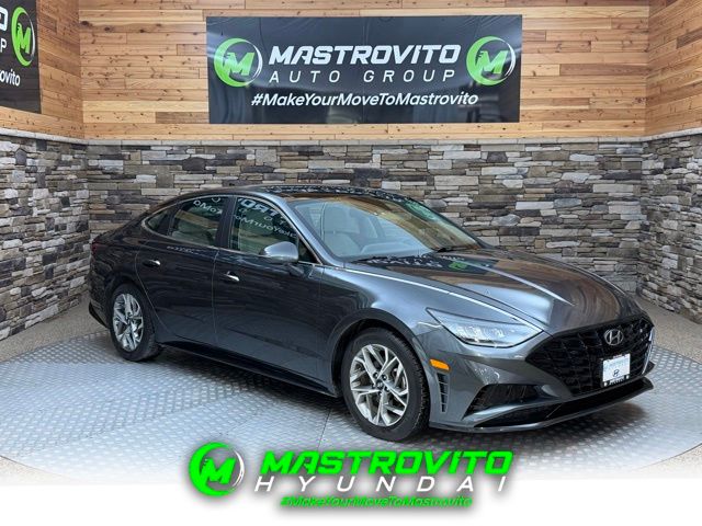 Portofino Gray 2023 Hyundai Sonata Sedan Front-Wheel Drive 8-Speed Automatic
