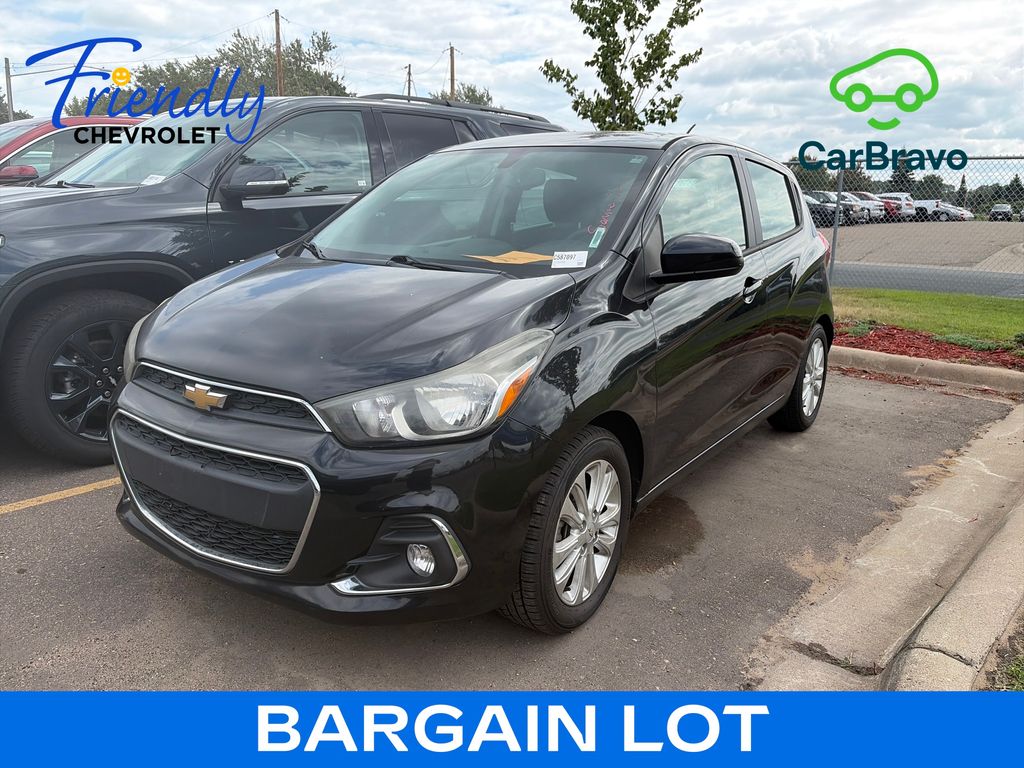 Black Granite Metallic 2016 Chevrolet Spark Hatchback Front-Wheel Drive Continuously Variable Transmission