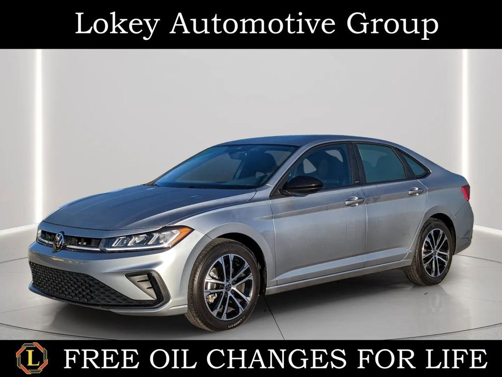 Pyrite Silver Metallic 2025 Volkswagen Jetta Sport FWD Sedan Front-Wheel Drive 8-Speed Automatic