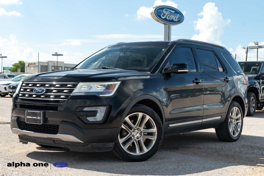 Shadow Black 2017 Ford Explorer XLT SUV / Crossover Front-Wheel Drive 6-Speed Automatic
