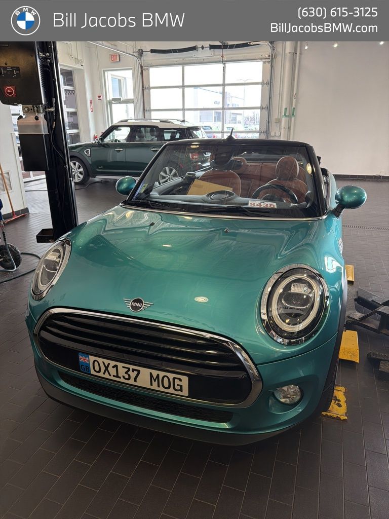 Teal (Caribbean Aqua Metallic) 2019 MINI Cooper Convertible FWD Convertible Front-Wheel Drive 6-Speed Automatic