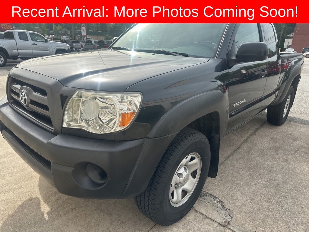 Black Sand Pearl 2009 Toyota Tacoma Access Cab 4WD Pickup Truck Four-Wheel Drive 5-Speed Manual Overdrive