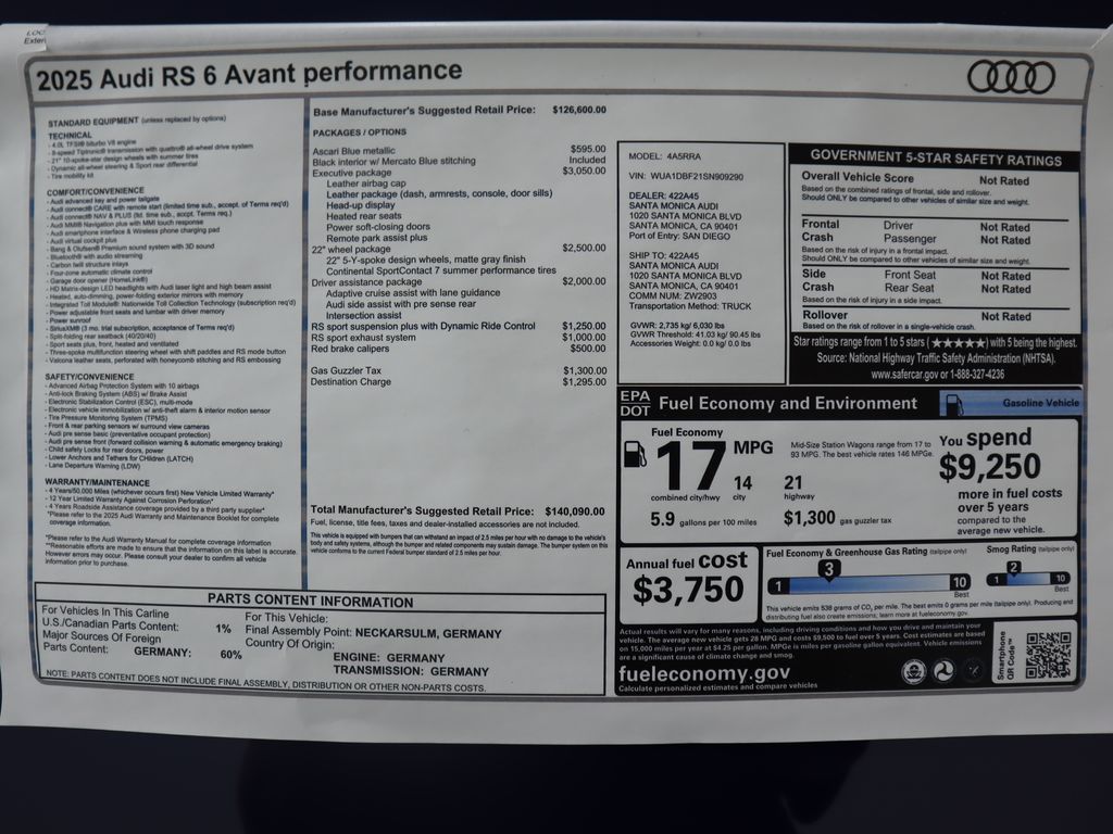 Thumbnail: 2025 Audi RS 6 - 9