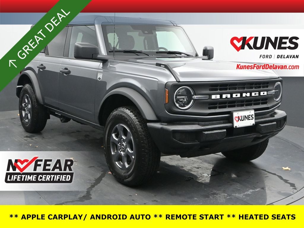 Carbonized Gray Metallic 2025 Ford Bronco Big Bend 4-Door 4WD SUV / Crossover Four-Wheel Drive Automatic