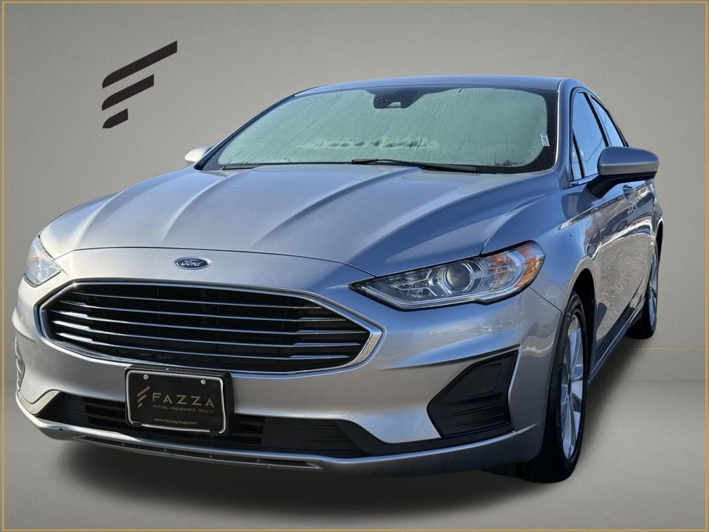 Silver Metallic 2020 Ford Fusion Hybrid Sedan Front-Wheel Drive Continuously Variable Transmission