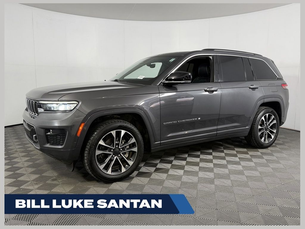 Baltic Gray Metallic Clearcoat 2022 Jeep Grand Cherokee Overland 4WD SUV / Crossover Four-Wheel Drive 8-Speed Automatic