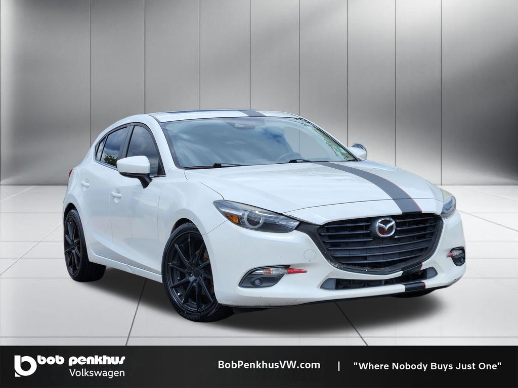 Snowflake White Pearl Mica 2017 Mazda MAZDA3 Hatchback Front-Wheel Drive 6-Speed Automatic