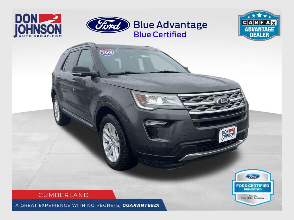 Gray (Magnetic) 2018 Ford Explorer SUV / Crossover All-Wheel Drive 6-Speed Automatic