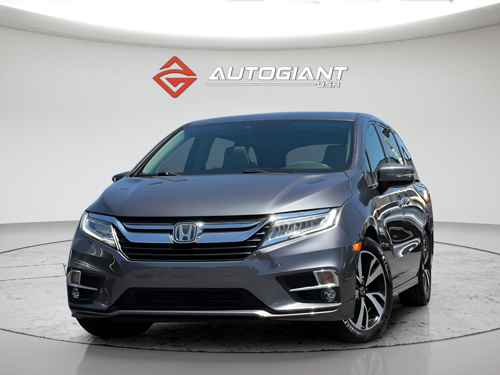 Gray 2018 Honda Odyssey Minivan Front-Wheel Drive Automatic