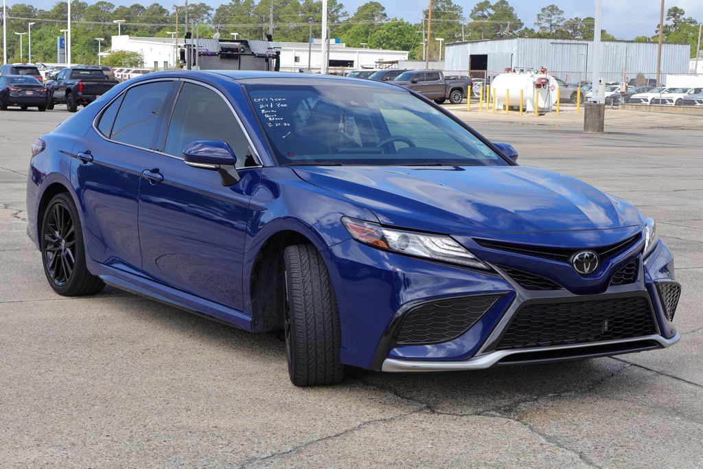 Blue 2024 Toyota Camry XSE FWD Sedan Front-Wheel Drive 8-Speed Automatic