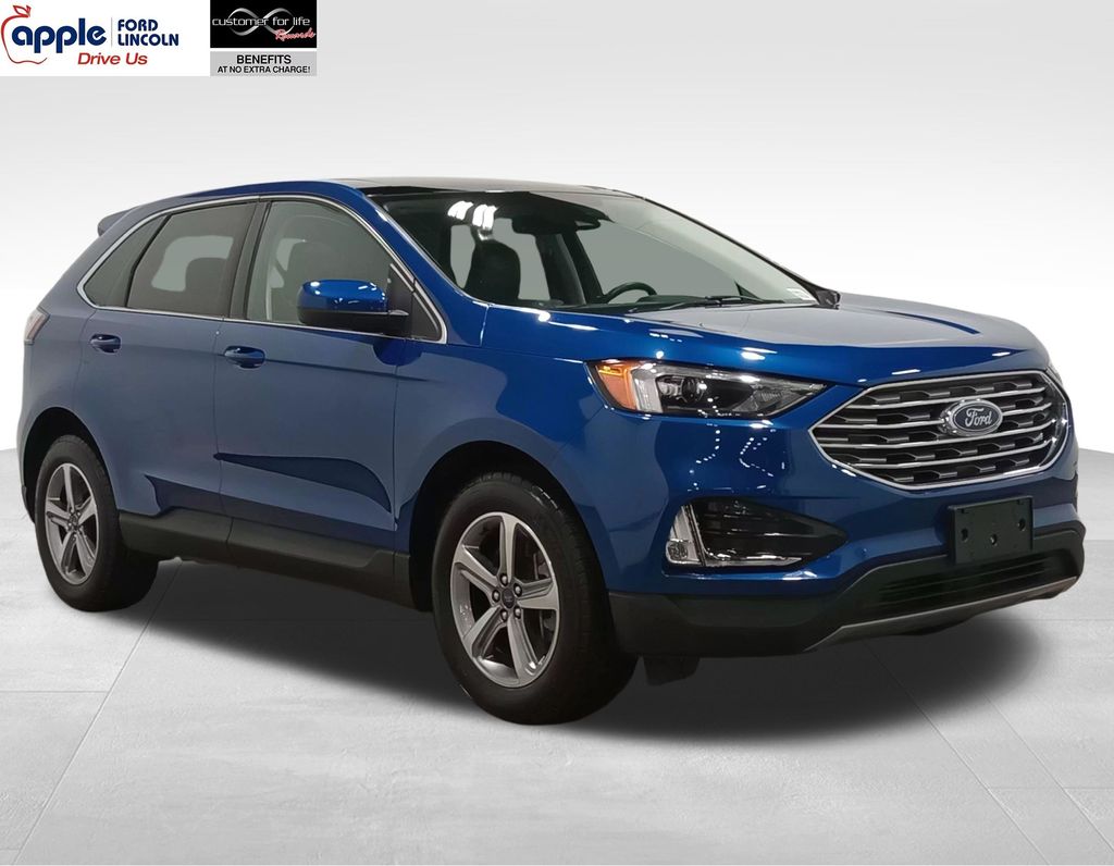 Blue Metallic 2022 Ford Edge SUV / Crossover All-Wheel Drive 8-Speed Automatic
