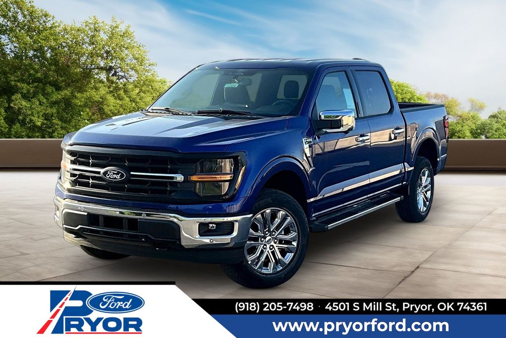 Argon Blue Metallic 2026 Ford F-150 XLT SuperCrew 4WD Pickup Truck Four-Wheel Drive Automatic