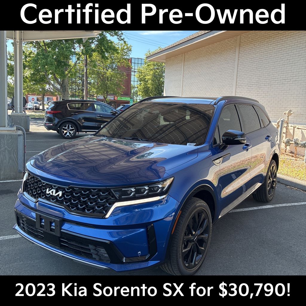 Sapphire Blue 2023 Kia Sorento SUV / Crossover All-Wheel Drive 8-Speed Dual Clutch